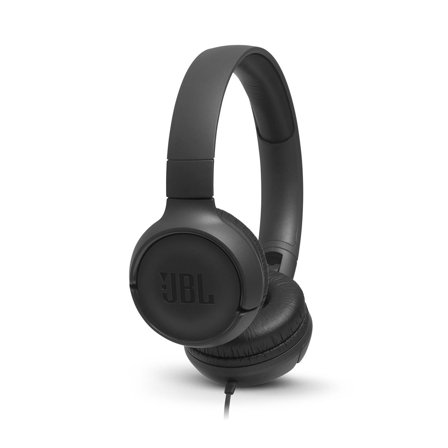 JBL - Hodetelefoner on & over-ear JBLT500BLK Svart