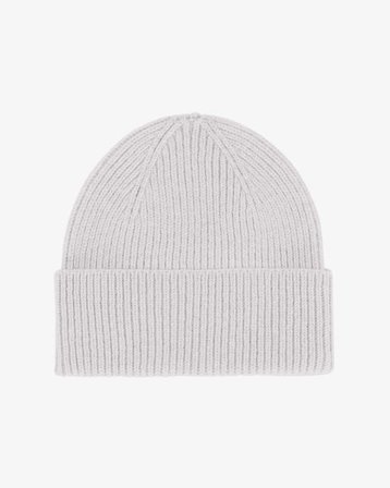 Merino Wool Beanie - Snow Melange