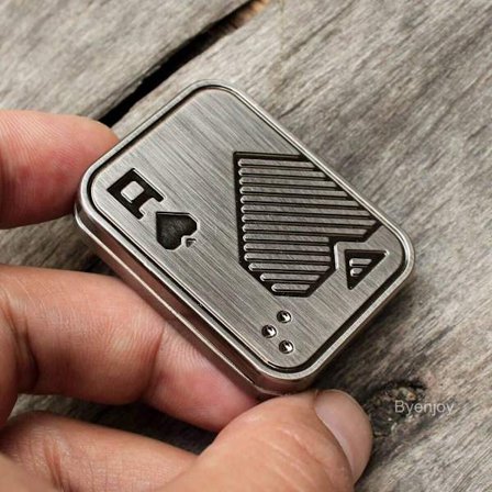 A Poker Click Clicker Slider Push Card Hand Fidget decompression EDC Toy Gift