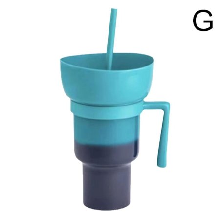 Stadium Tumbler Popcorn Cup Snack Cup Multifunktionell Cup 1000ml