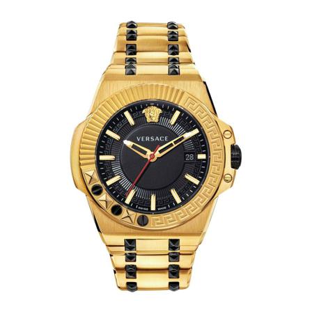 Versace Watches Gul, Herre Ure, Størrelse: ONE Size