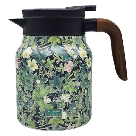 Vintage Blomstret Tekande Termokande, Termokande Tekande, Vintage Blomstret Te Maker