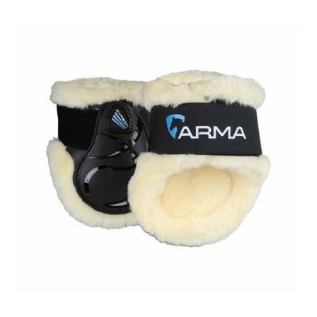 Arma Carbon Supafleece Horse Fetlock Boots Full Black