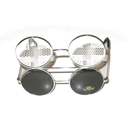 Roliga runda glasögon - Cross Cover