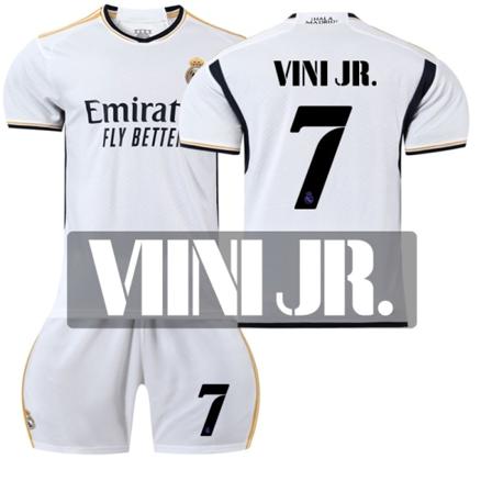 23-24 Ronaldo No.7 Real Madrid Cf Home Soccer Jersey T-paita - Perfet S