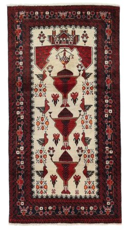 Baluch Rug Oriental (Wool, Persia)