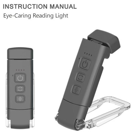 Sengeleslampe – USB-oppladbar Clip-on Bokmerkelampe, 3 Fargemoduser, Øyevennlig Bærbar Leselampe, en Gave til Bokelskere og Barn_jar