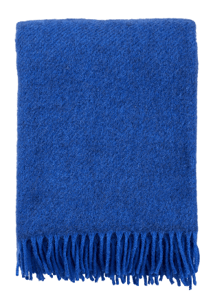 Klippan Ullpläd Gotland Filtar & plädar Blå 130 x 200