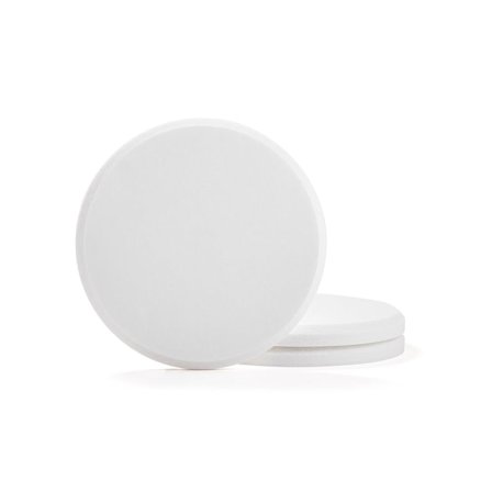 Acoustic panel SATELLITE, wall hung, Ø 600 mm, 3-pack, white