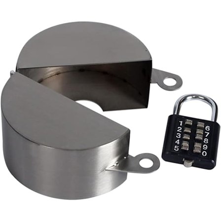 1 Set Utomhus Vattenkran Utomhus Rör Utomhus Kombinationslås