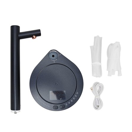 5 Gallon Smart Bordvanddispenser 7 Niveauer Kvantitativ USB Opladning Universal Bordplade Vandflaske Dispenser Pumpe Mørkeblå