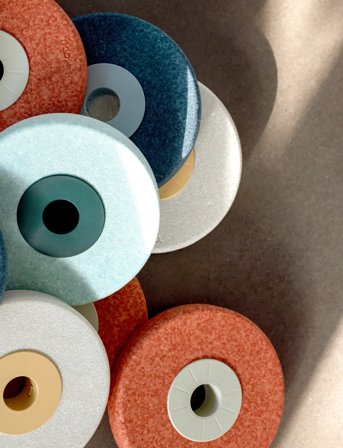 MODU 4 X Foam Wheels - Blue - ONE SIZE