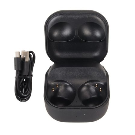 Korvakuulokkeiden latauskotelo, USB-lataus, Bluetooth-kuulokkeiden laturikotelo Galaxy Buds 2 PRO SM R510 -malleille, musta