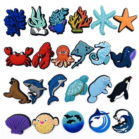 Sko-smykker - Ville dyr 23-pakning, Smykker for jenter og gutter