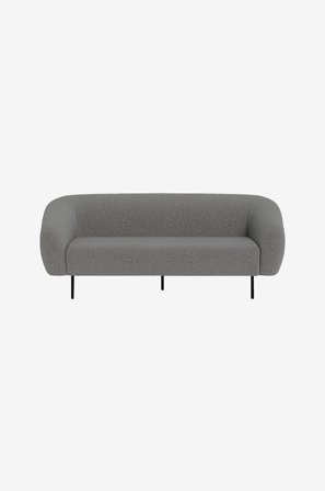 Homeroom Collection - Lily 3-sits soffa - Grå - 3-sits soffor - Från Homeroom