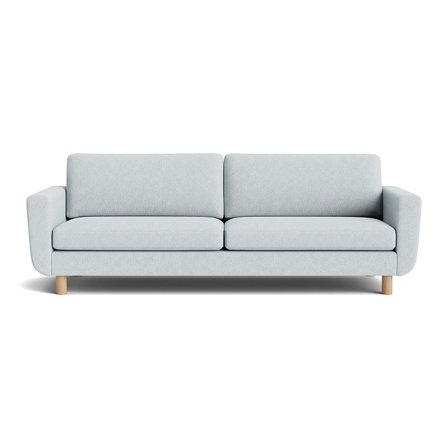 Haven 3 personers sofa - Aragon Krystal Blå - 244x86x86 - Sofa, 3 personers sofa