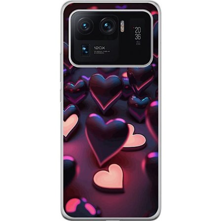 Kompatibelt Mobildeksel til Xiaomi Xiaomi Mi 11 Ultra Midnattshjerter