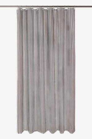 Jotex - Dusjforheng Kaffe/Benvit - EMMY - Kjøp Dusjforheng hos Jotex