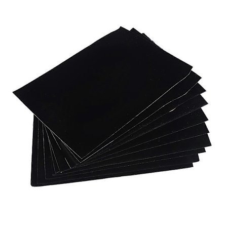 10 stk. selvklæbende filtstof, blødt fløjls skuffeindlæg, DIY fløjlsstof til kunst & håndværk smykker