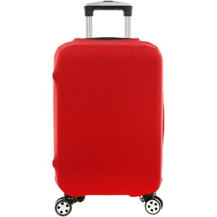 Tjock Anti-damm Resväska Skyddande Överdrag Elastiskt Enfärgat Resväska Överdrag