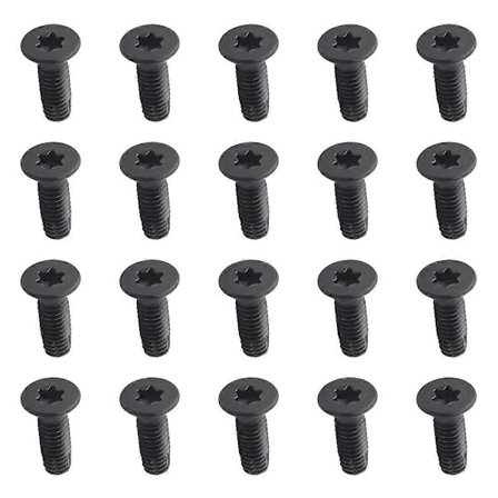 Torx-skruvar och -bultar för Wrangler CJ YJ LJ TJ 1976-2006, Ersättning för Dörrar, Vindruta, Rullbåge, 20 st