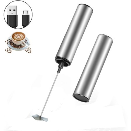 USB-uppladdningsbar elektrisk mjölkpulvervisp utan skum, utan klumpar