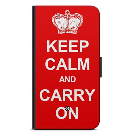Bjornberry Fodral Samsung Galaxy S22 Ultra- Keep calm carry on
