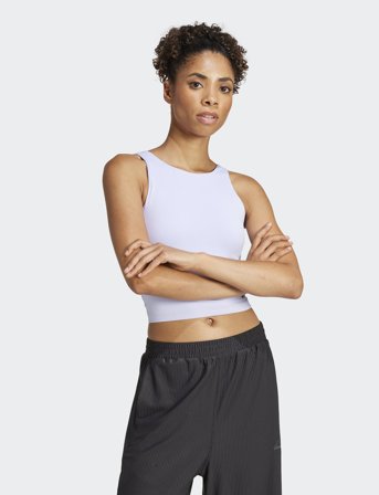 adidas Performance Yga Cr Ess Tank - Purple - L