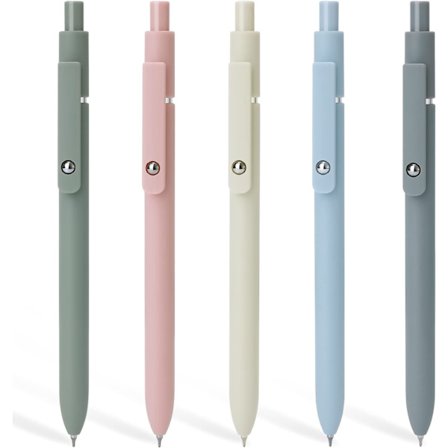 5-pack Gellytor med Snabbtorkande Bläck, Fin Spets, Premium, Invändigt