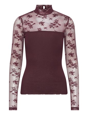 RM By Rosemunde | Rmwbalta Modal Ls T-Neck Full Lace | M