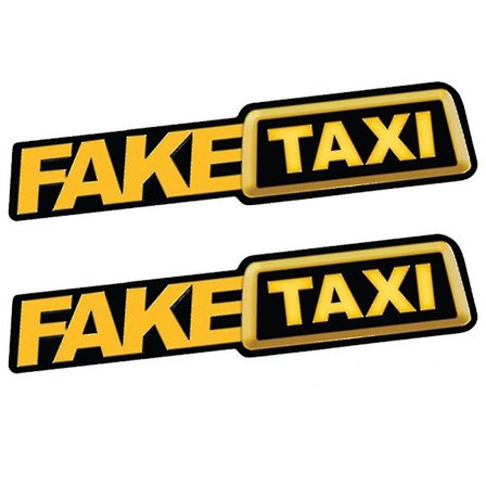 2 kpl Fake Taxi -auton tarra