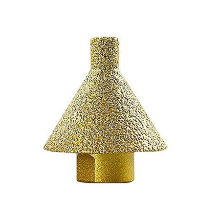 M10 Diamant Affasnings- og Fasefræsningsbit Hulboring Rømning Kegle Udskæring Polering Slibeskive til Porcela