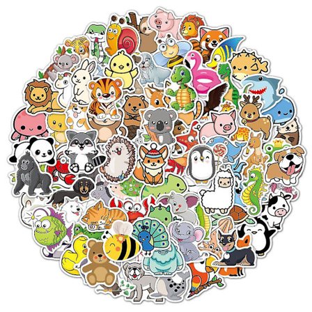 WABJTAM Stickerpakke 100 stk. Laptop Stickers Bomb Vandtæt Vinyl Sticker Bulk Variety til Bagage Computer Skateboard Cykel Skate Ipad Bil Bike H