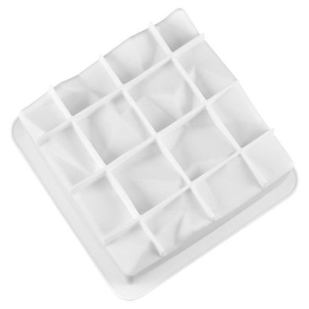 Diamant Firkantet Silikoneform, Bageform, Chokoladeform, Mousseform