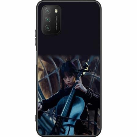 Xiaomi Poco M3 Svart Skal Wednesday Addams