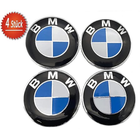 4x BMW 68 mm Navkapsler Kompatible Felgdeksler 68mm Navdeksel Hjulnavdeksel_Spesielle gaver