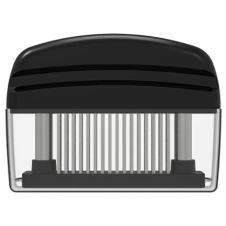 Lihanmureuttaja, ruostumaton teräs, erittäin terävät neulaterät, musta