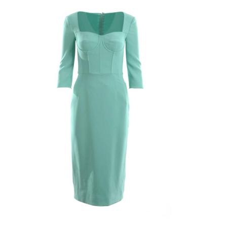 Dolce & Gabbana, Party Dresses Blauw, Dames, Maat:M