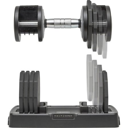 Stång - hantel - vikt Vidaxl Justerbar hantel 10 kg Halv människa