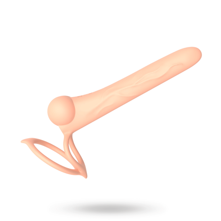 10x Vibrating Double Silicone Penetrator - Sustainable Pleasure