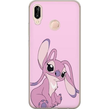 Huawei P20 lite L pin kyv kuori Stitch vaaleanpunainen