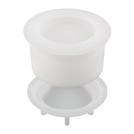 DIY Silikoneform til Cementkop Kreativ Gips Lysestage Dekorativt Spejl Silikoneform