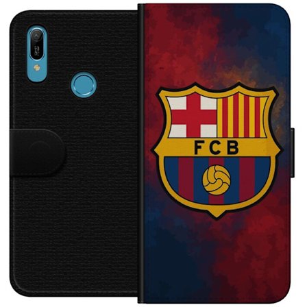 Kompatibelt Lommeboketui til Huawei Y6 (2019) Barcelona emblem