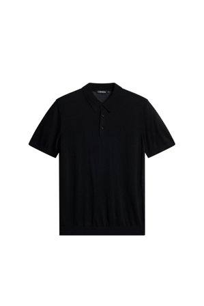 J.Lindeberg - Ridge Lyocell Silk Polo - Black - - M
