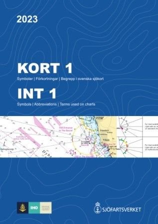 KORT 1: Symboler - Förkortningar - Begrepp i svenska sjökort – INT 1: Symbols - Abbreviations - Terms used on charts, ISBN: 9789198756326