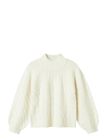 name it Nkfnadalie Ls Knit - Cream - 116