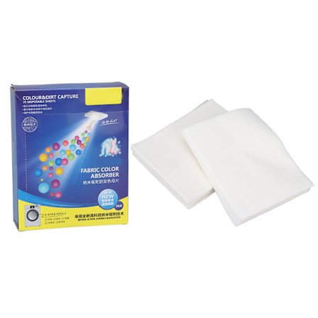 30 stk. parfumefri farvefanger vaskeark forhindrer farveudtrækning vaskemiddel tabletter til hjemmebrug