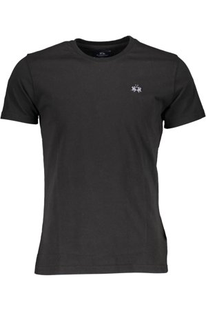 La Martina T-shirt Maniche Corte Uomo Nero