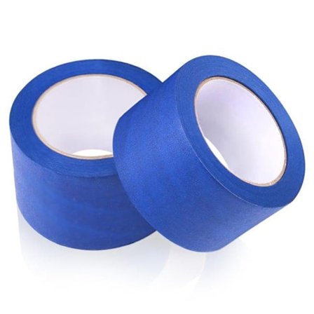 Blue Masking Tape 2-pack – High Adhesion, Easy to Tear, 48 mm x 30 m, for Spray Painting and Renovation