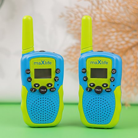 Maxlife MXWT-200 Walkie-Talkie set med ergonomisk design och rä